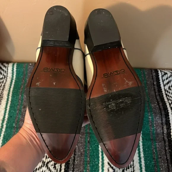 VINTAGE NEW OLD STOCK! ACME denim leather western boots women’s  8 - Picture 7 of 15